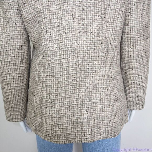 Vintage Linda Allard for Ellen Tracy vintage 100% wool blazer jacket, size 8 - Picture 6 of 16